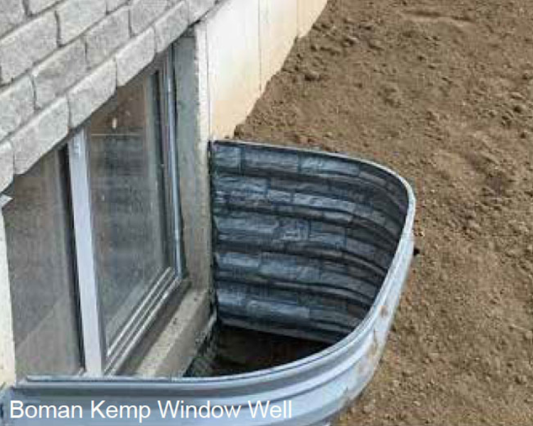 Boman Kemp™ Window Wells and accessories can be ordered through EHS Sales Ltd.
